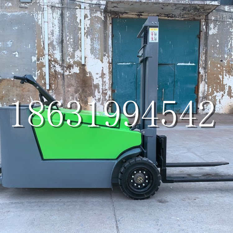 滕州市小型电动叉车1吨2吨步行站驾式电瓶堆高充电装卸车液压升降车铲车