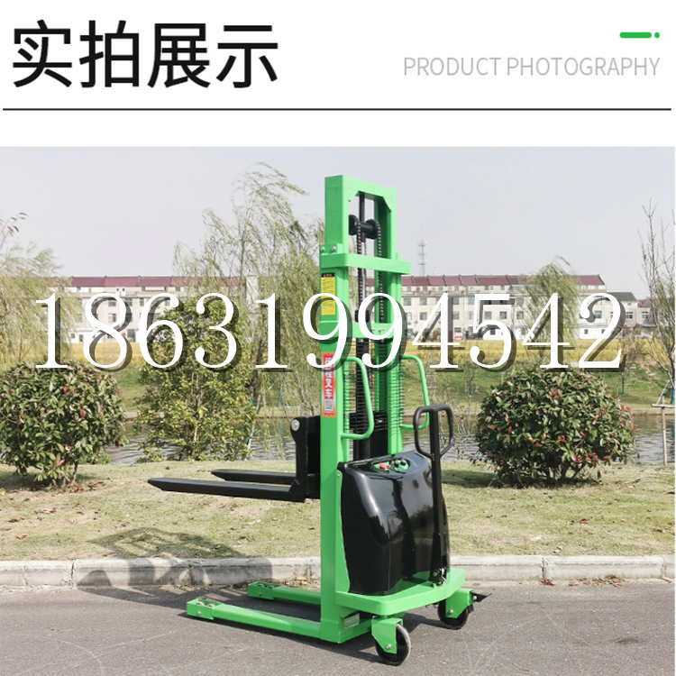 滕州市电动叉车堆高车液压铲车电瓶1吨2吨站驾步行式小型全自动叉车
